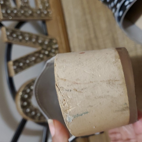 VERKA Women's Wooden Black Pokadots Clogs from Sweden - LEDIG Sz 8-8.5 - Picture 11 of 14